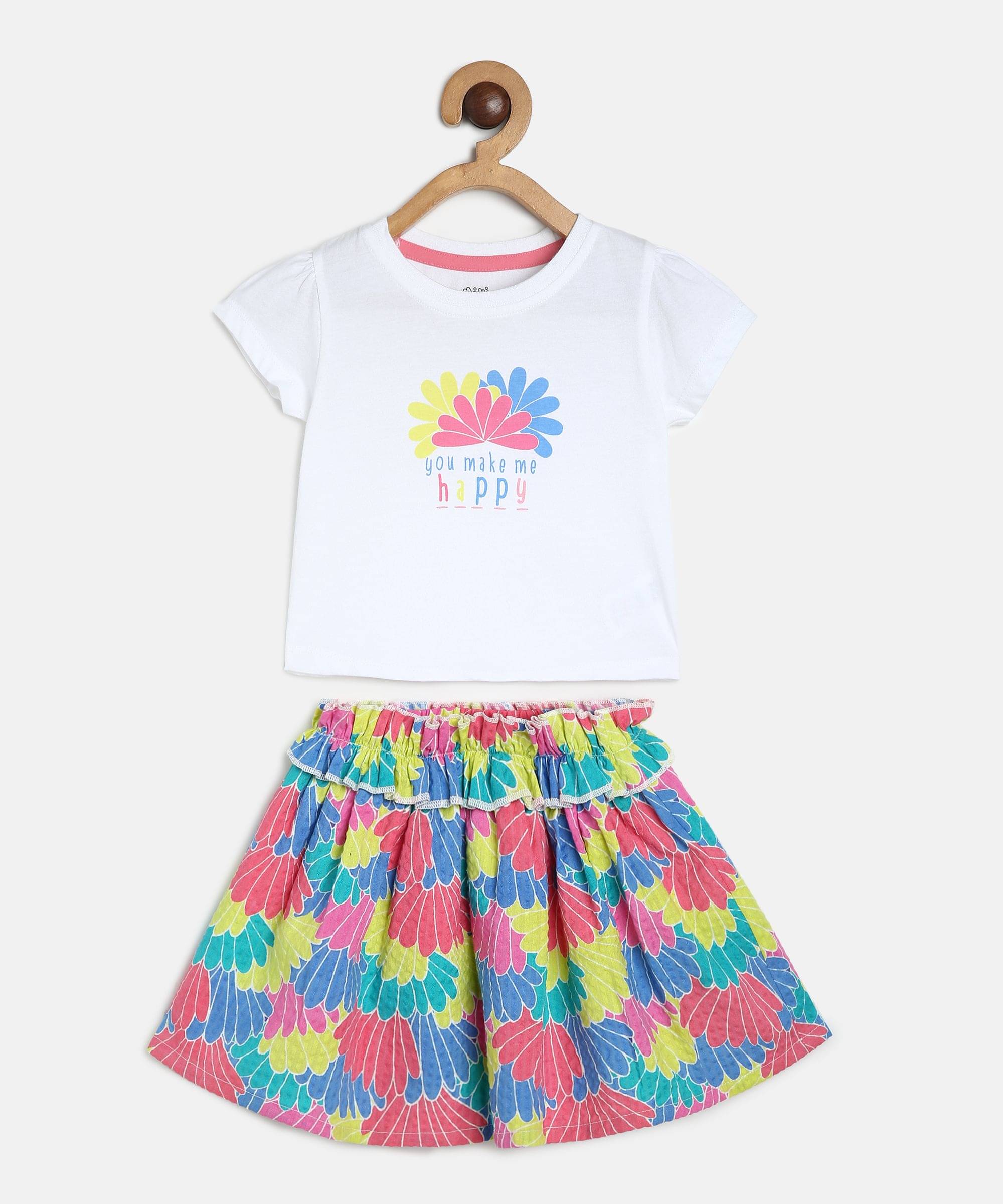     			MINI KLUB Pack of 1 Baby Girls Cotton Top & Trouser ( Multicolor )
