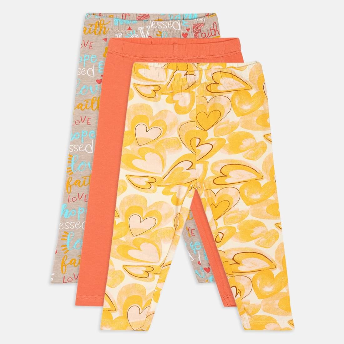     			MINI KLUB Pack of 1 Baby Girls Cotton Legging ( Multicolor )