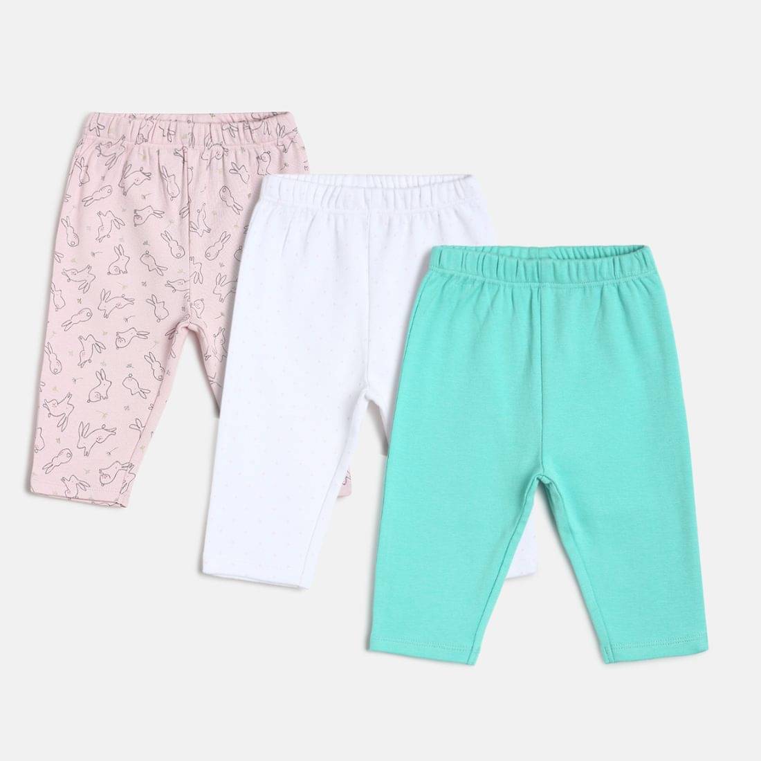     			MINI KLUB Pack of 1 Baby Girls Cotton Legging ( Multicolor )