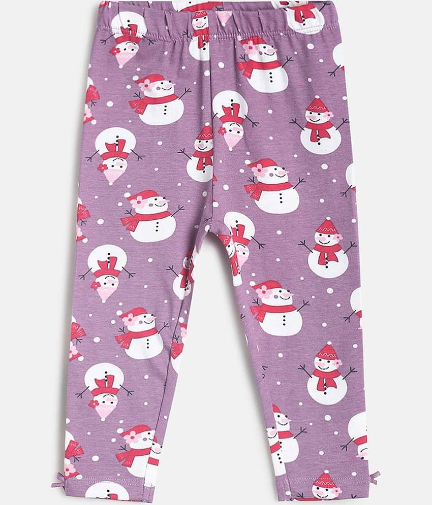 MINI KLUB Pack of 1 Baby Girls Cotton Legging ( Multicolor )