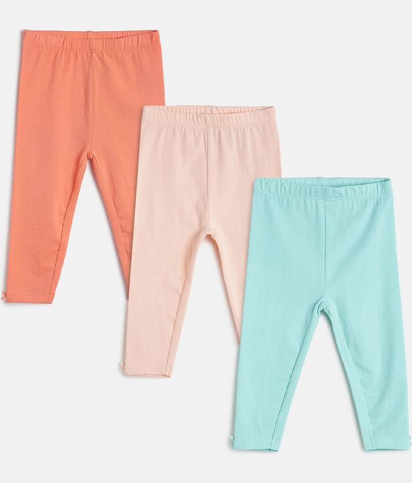 MINI KLUB Pack of 1 Baby Girls Cotton Legging ( Multicolor )