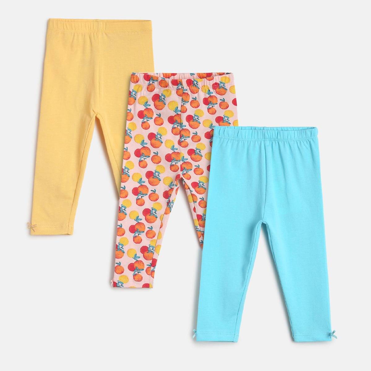     			MINI KLUB Pack of 1 Baby Girls Cotton Legging ( Multicolor )