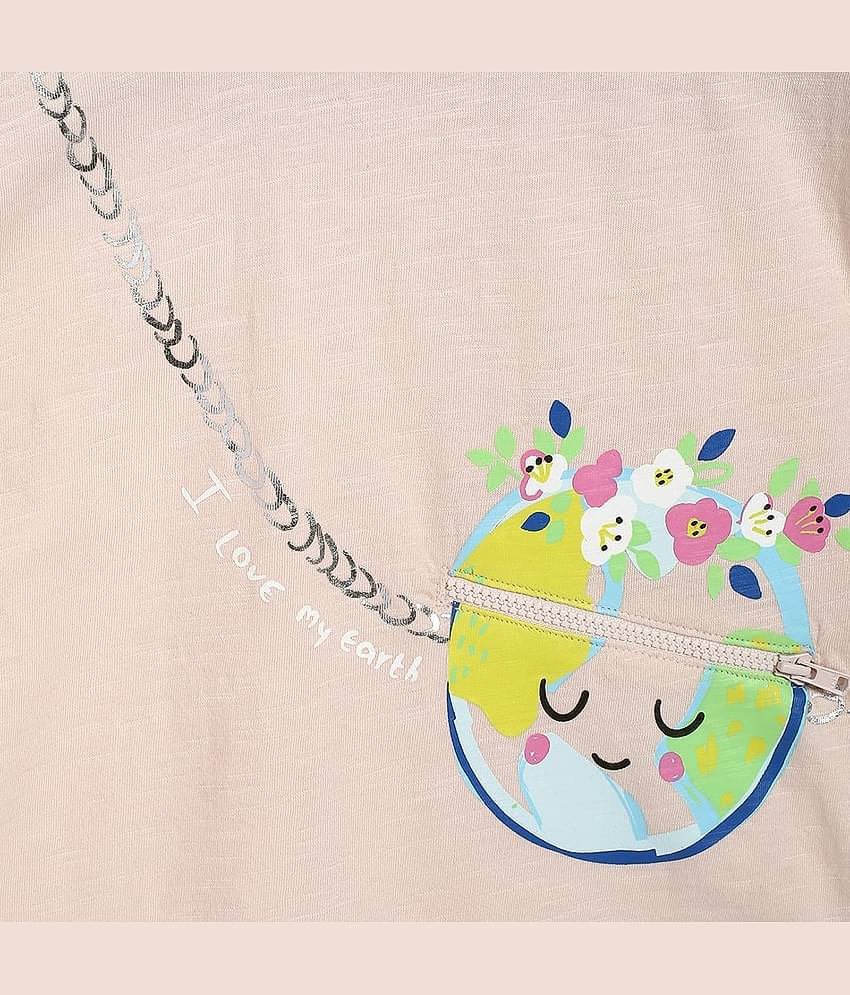 MINI KLUB Pack of 1 Baby Girls Cotton Top ( PeachPuff )