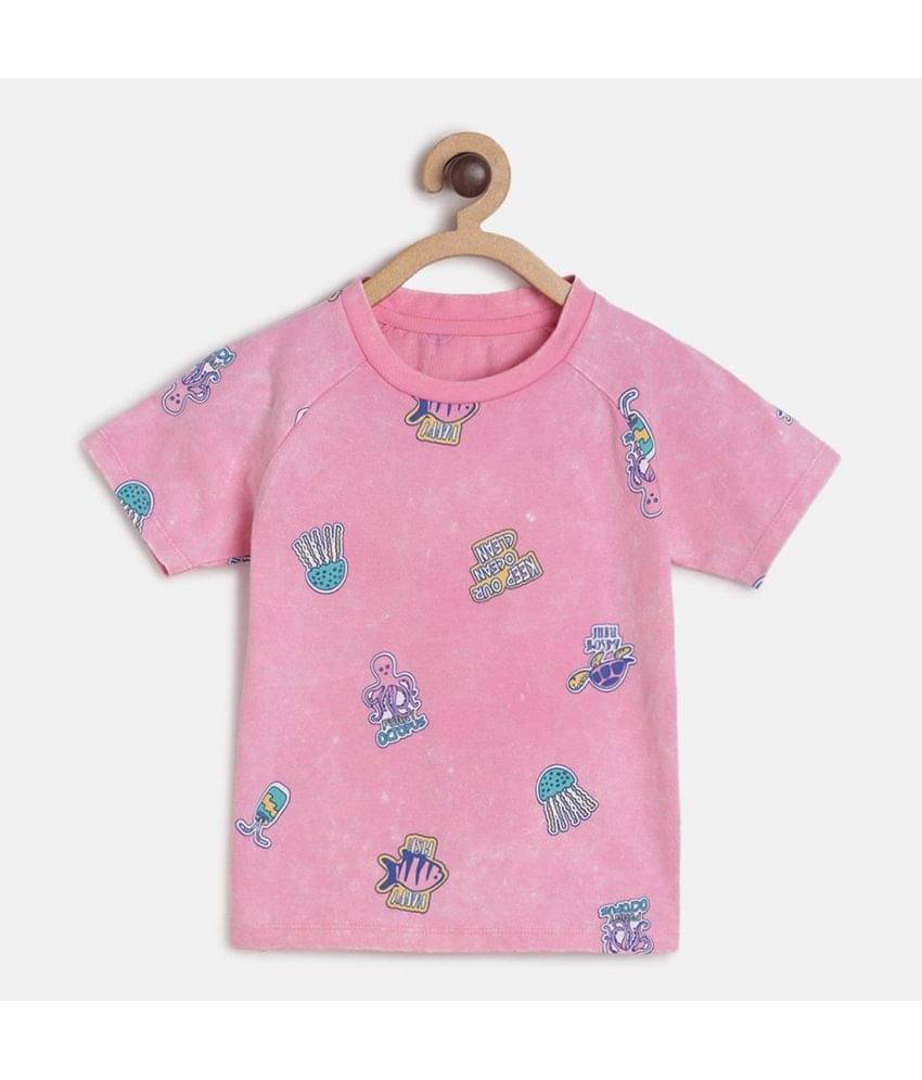     			MINI KLUB Pack of 1 Unisex for Baby Cotton T-Shirt ( Pink )