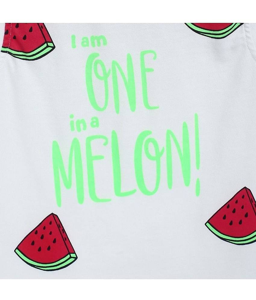 MINI KLUB Pack of 1 Baby Girls Cotton Top ( White )