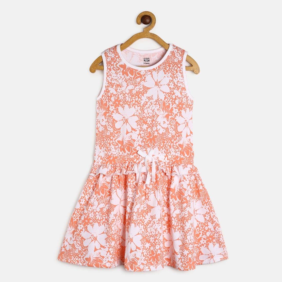     			MINI KLUB Pack of 1 Baby Girls Cotton Dress ( White )