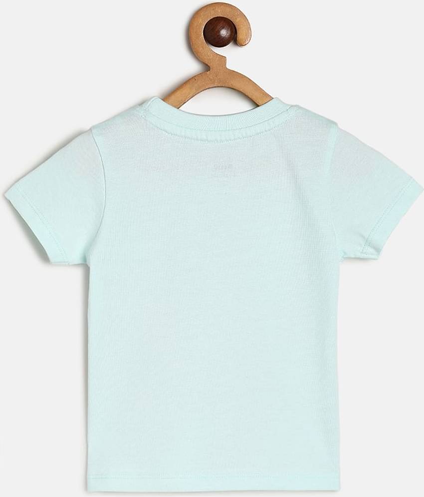 MINI KLUB Pack of 1 Unisex for Baby Cotton T-Shirt ( White )