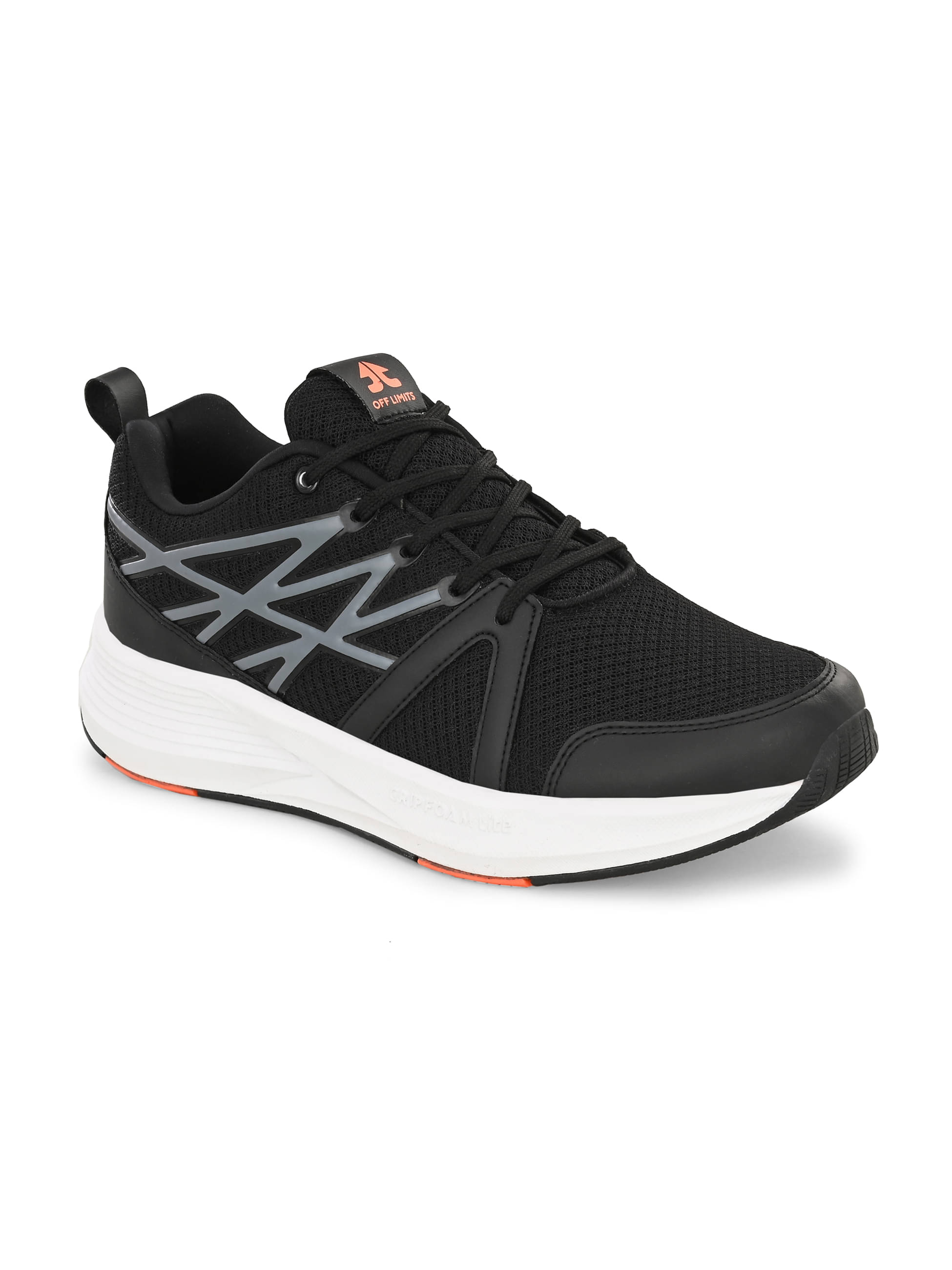     			OFF LIMITS - SPARTA Black Men's Sports Running Shoes