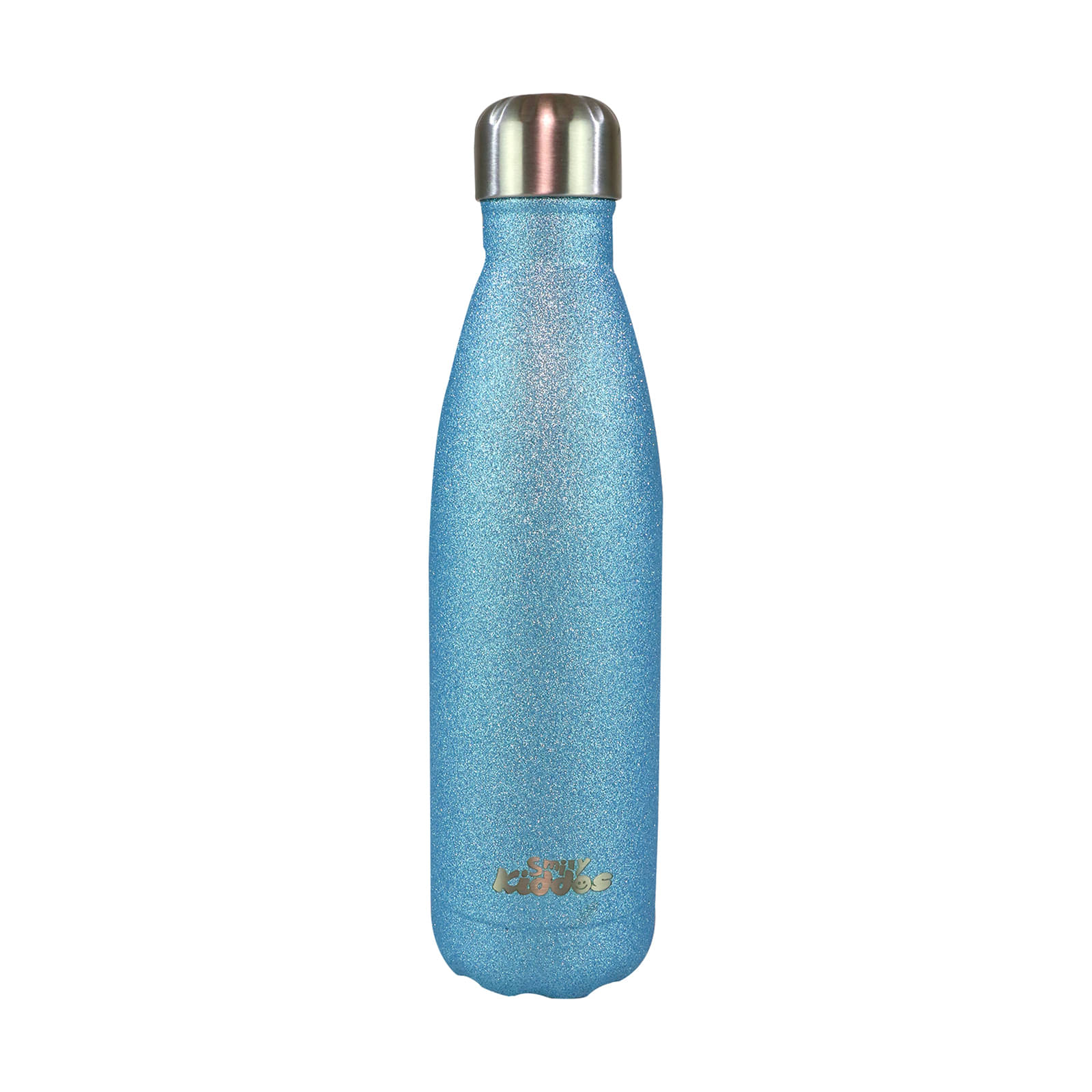 Smily Kiddos - Steel water bottle - Glitter Light Blue Light blue Water Bottle 500 mL ( Set of 1 ) Smily Kiddos - Steel water bottle - Glitter Light Blue Light blue Water Bottle 500 mL ( Set of 1 )