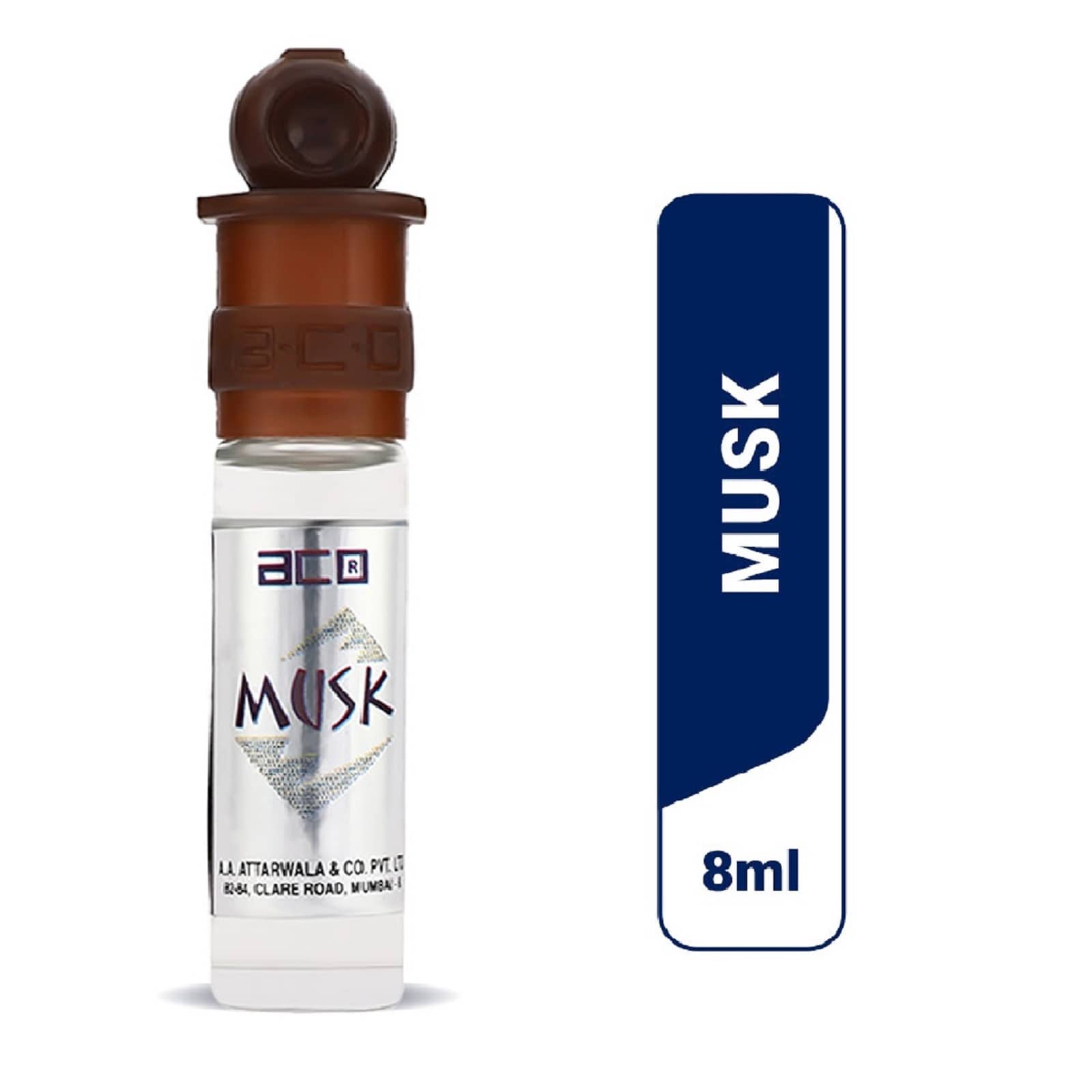 aco perfumes MUSK  Concentrated  Attar Roll On 8ml