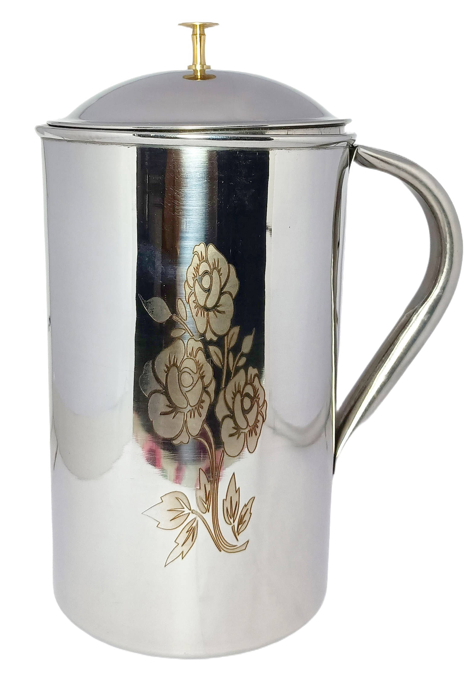 A & H ENTERPRISES Water Jug with Lid Stainless Steel Jugs 2000 mL A & H ENTERPRISES Water Jug with Lid Stainless Steel Jugs 2000 mL