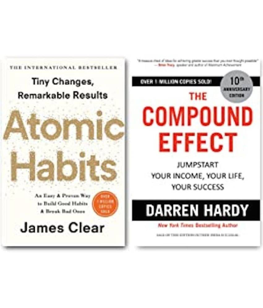 Atomic habits & The compound effect Set of 2 Books with free Customize Bookmark Atomic habits & The compound effect Set of 2 Books with free Customize Bookmark