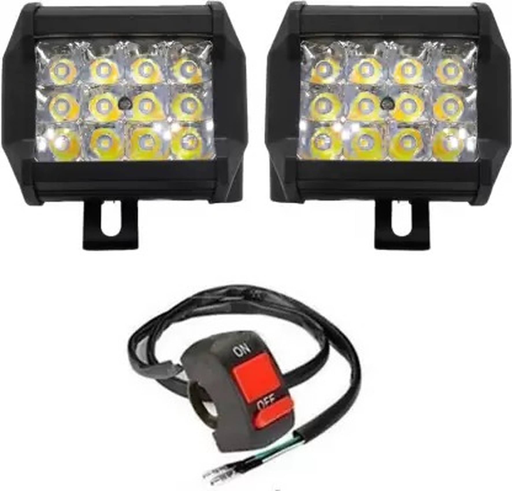 AutoPowerz - Front Left & Right Fog Light For All Car and Bike Models ( Set of 2 ) AutoPowerz - Front Left & Right Fog Light For All Car and Bike Models ( Set of 2 )