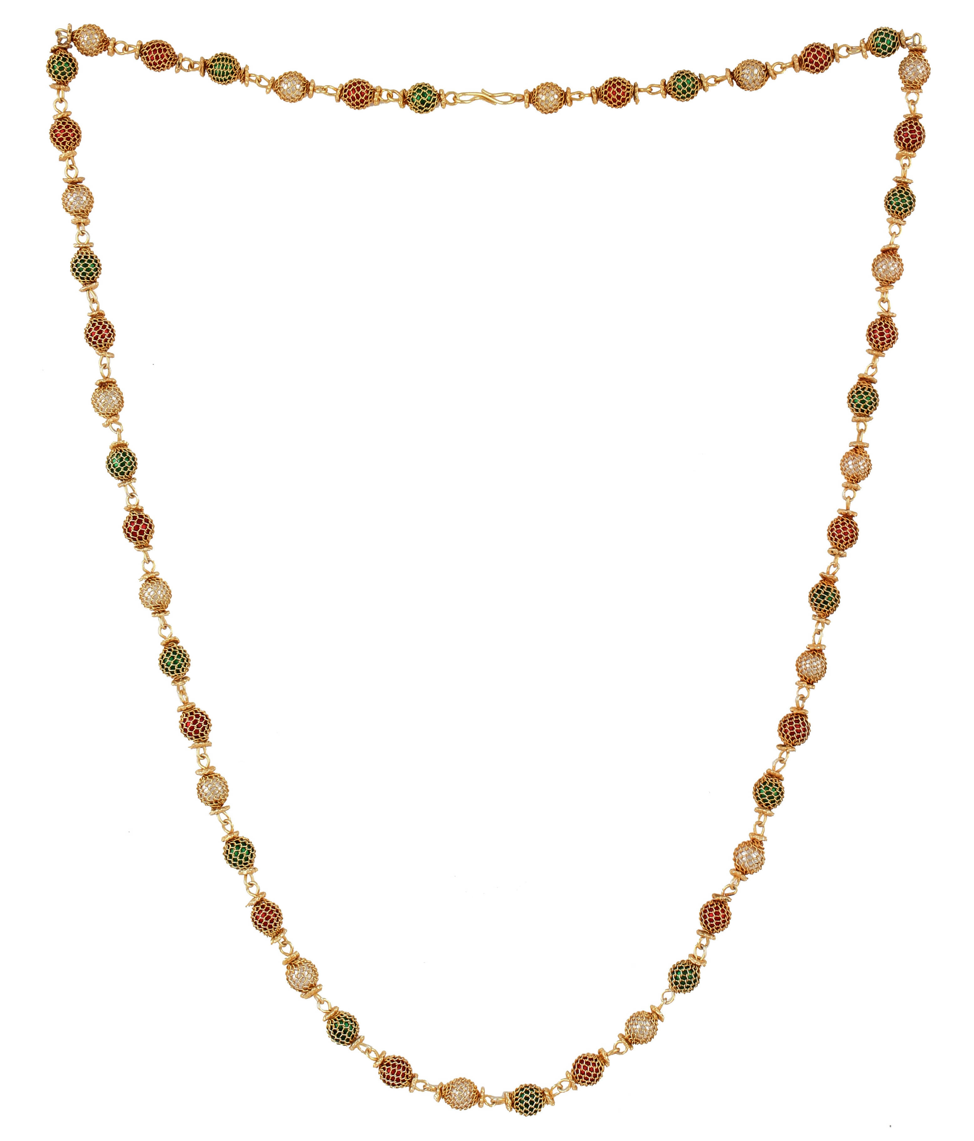 FASHION FRILL Gold Plated Chain ( Set of 1 )