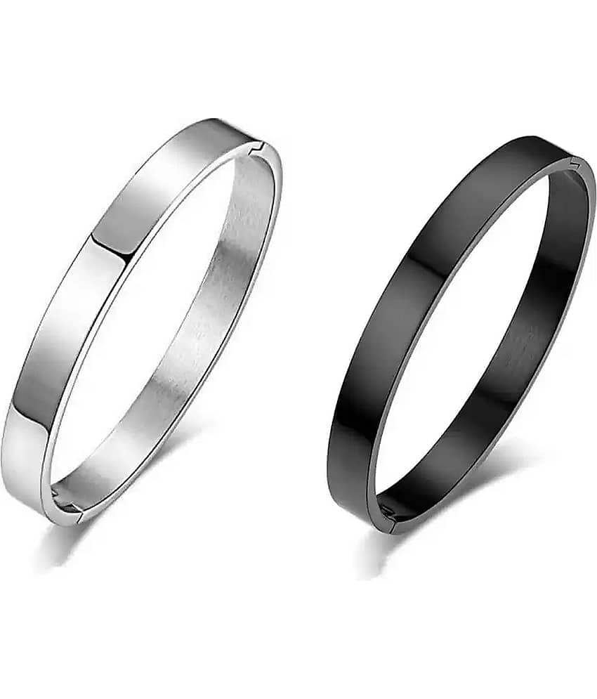 HEER COLLECTION - Black Kada ( Pack of 2 ) - Bangles & Bracelets | Buy online on ZillyBuy