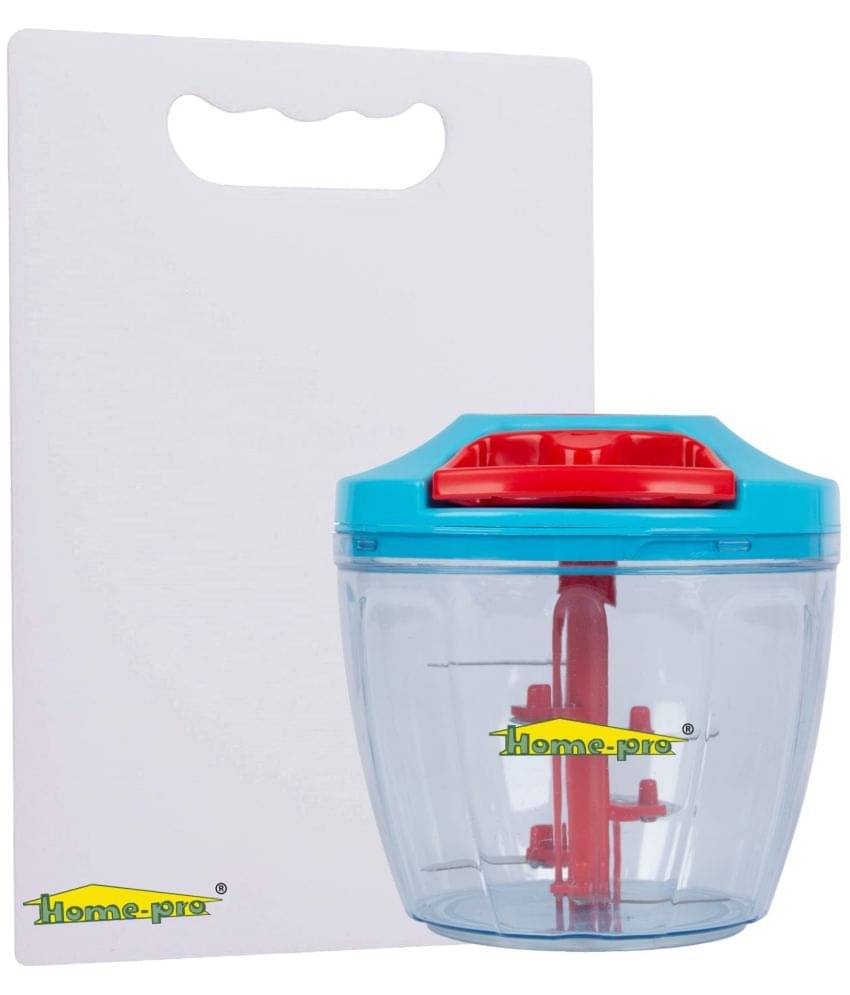     			HomePro - Multicolor Plastic Mannual Chopper 1000 ml ( Pack of 2 )