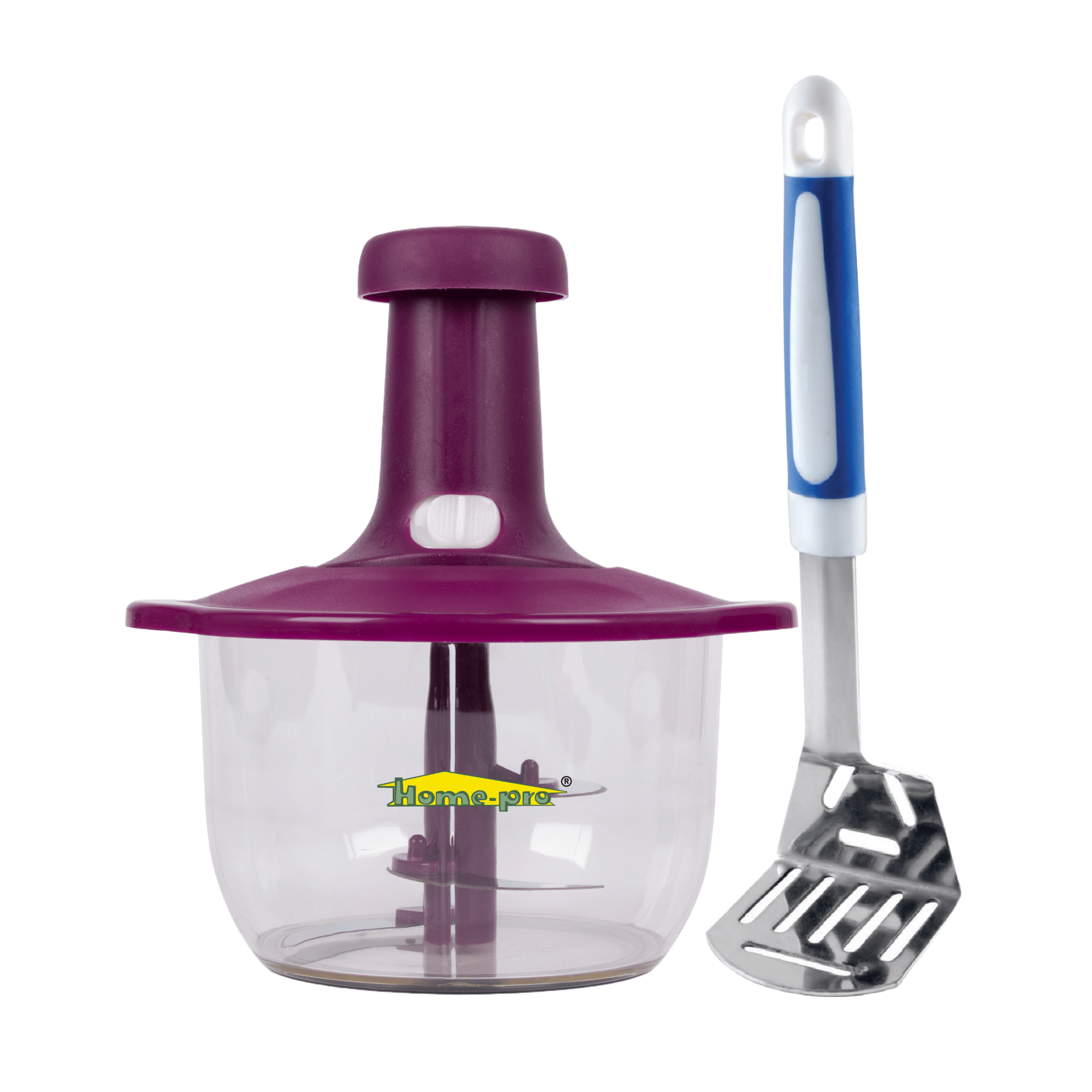     			HomePro - Multicolor Plastic Mannual Chopper 1500 ml ( Pack of 2 )