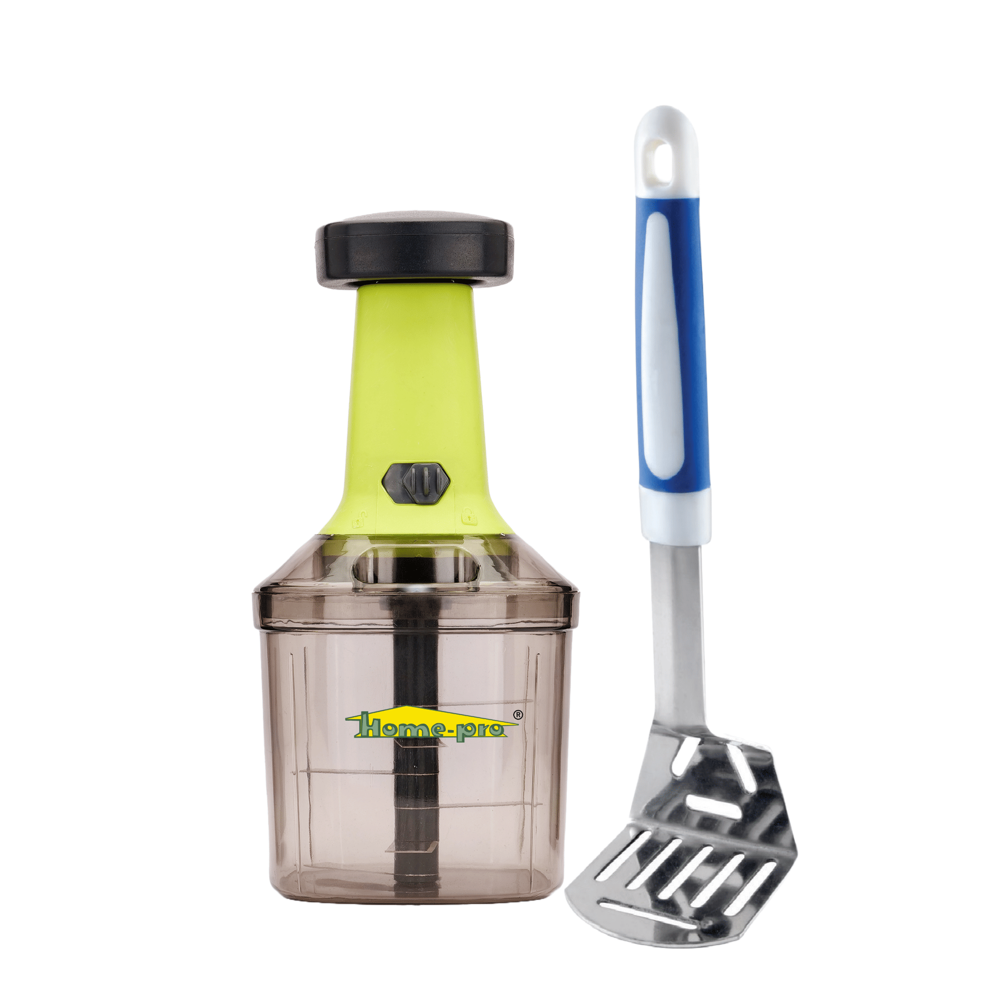 HomePro - Multicolor Plastic Mannual Chopper 1000 ml ( Pack of 2 )