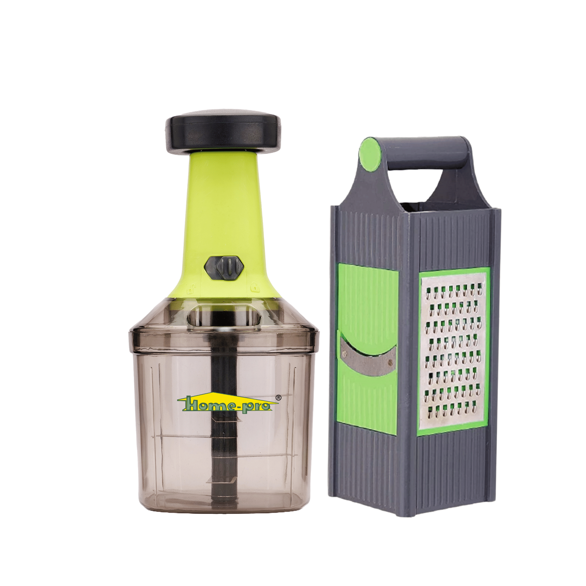 HomePro - Multicolor Plastic Mannual Chopper 1000 ml ( Pack of 2 )