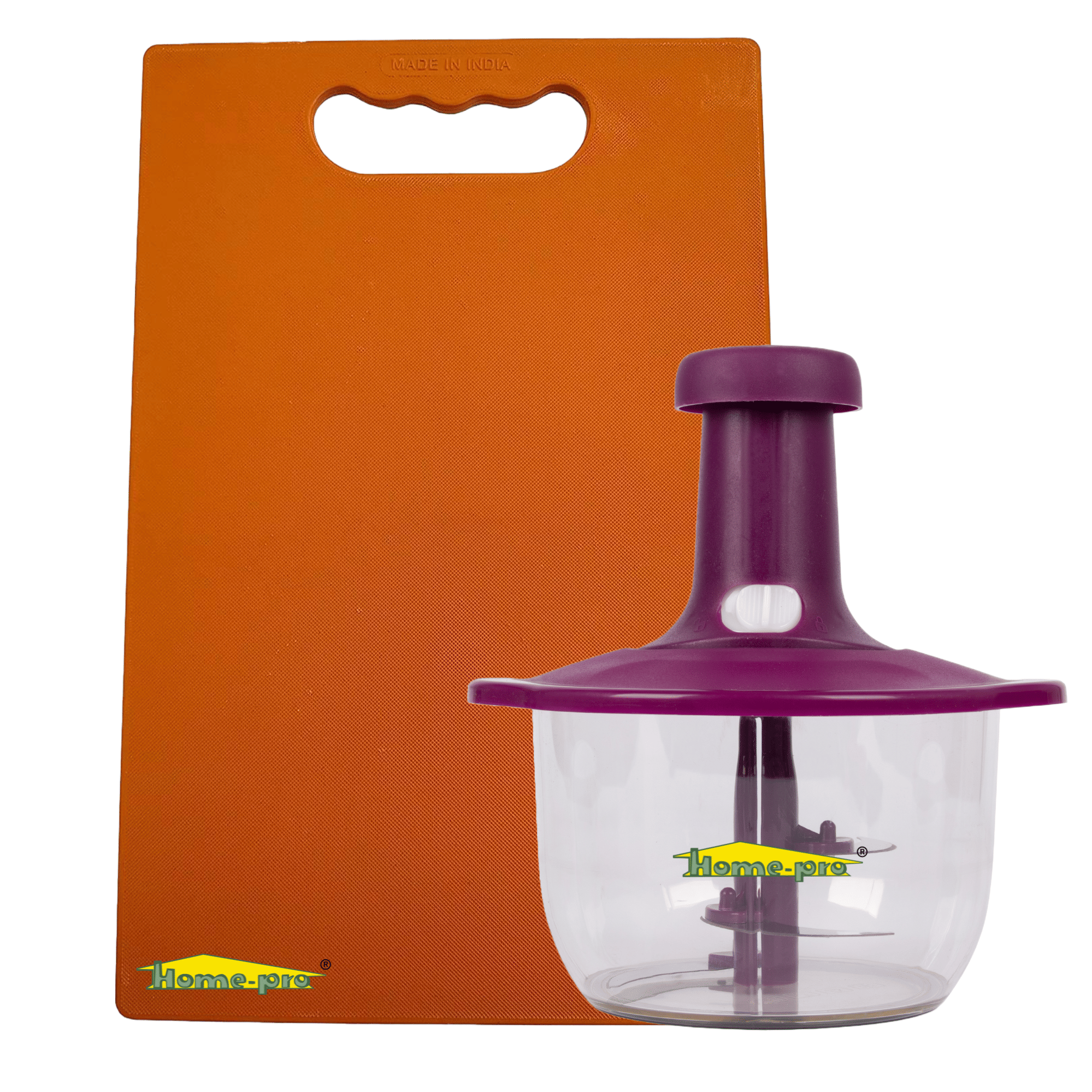     			HomePro - Multicolor Plastic Mannual Chopper 1500 ml ( Pack of 2 )