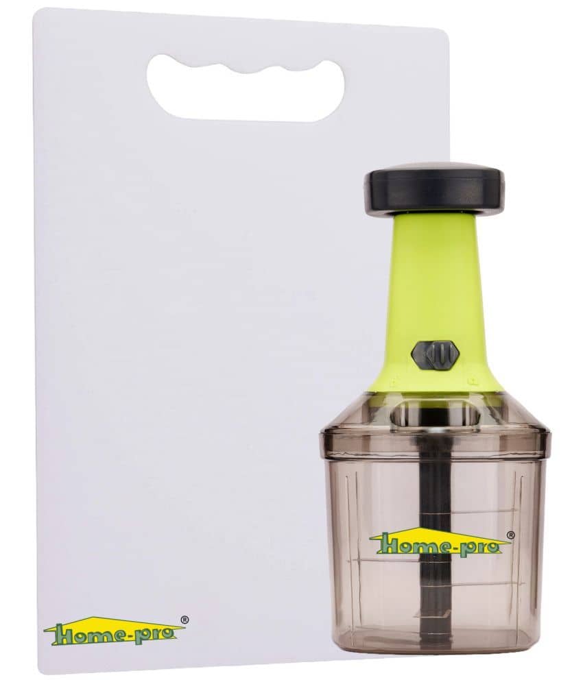 HomePro - Multicolor Plastic Mannual Chopper 1000 ml ( Pack of 2 )