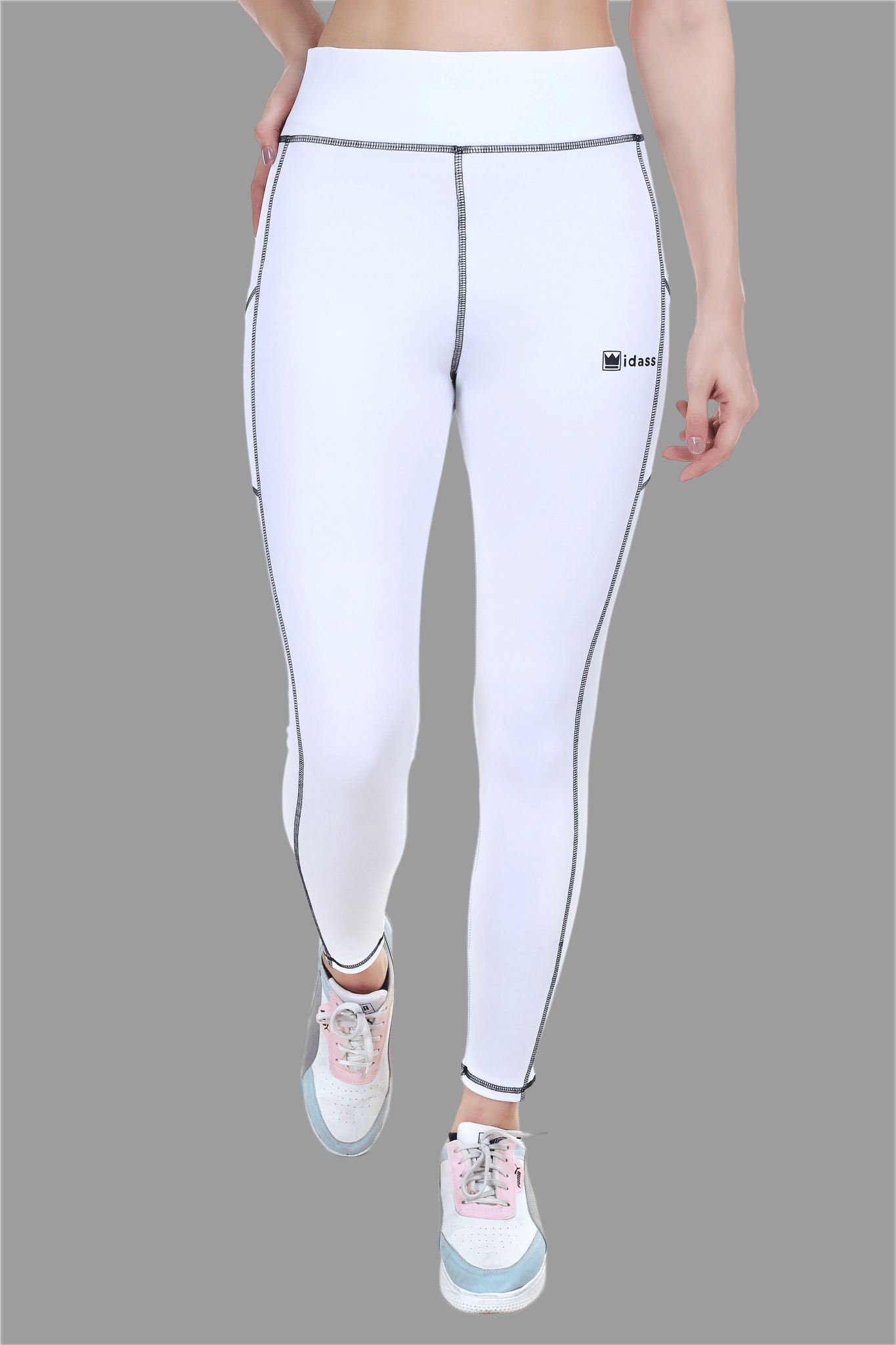IDASS - Lycra Slim Fit White Women's Jeggings ( Pack of 1 )