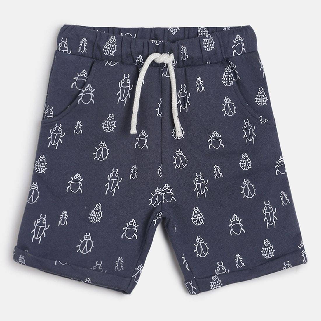     			MINI KLUB Baby Boys Grey Knit Shorts Pack of 1