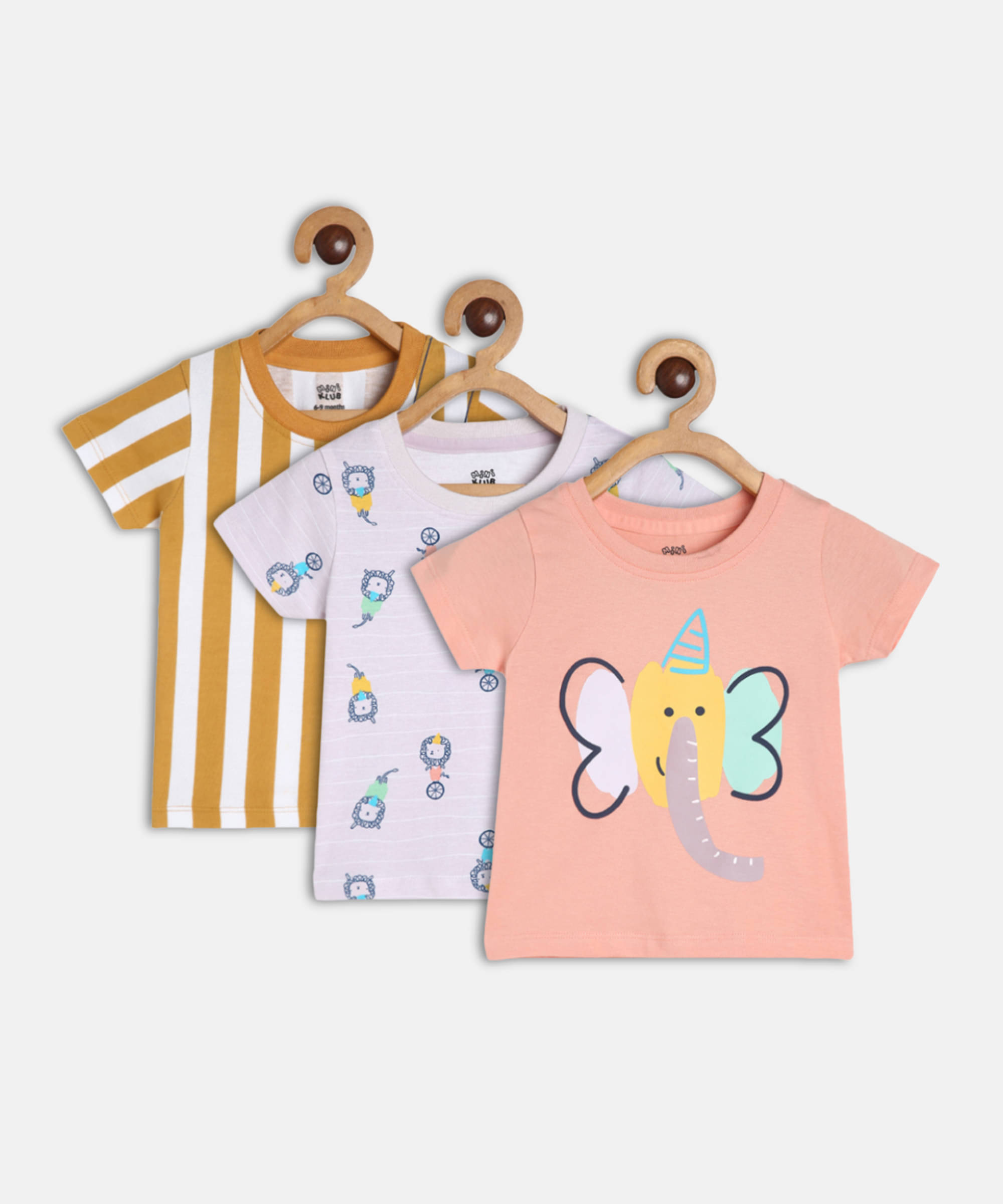     			MINI KLUB Pack of 1 Baby Boys Cotton T-Shirt ( Multi )