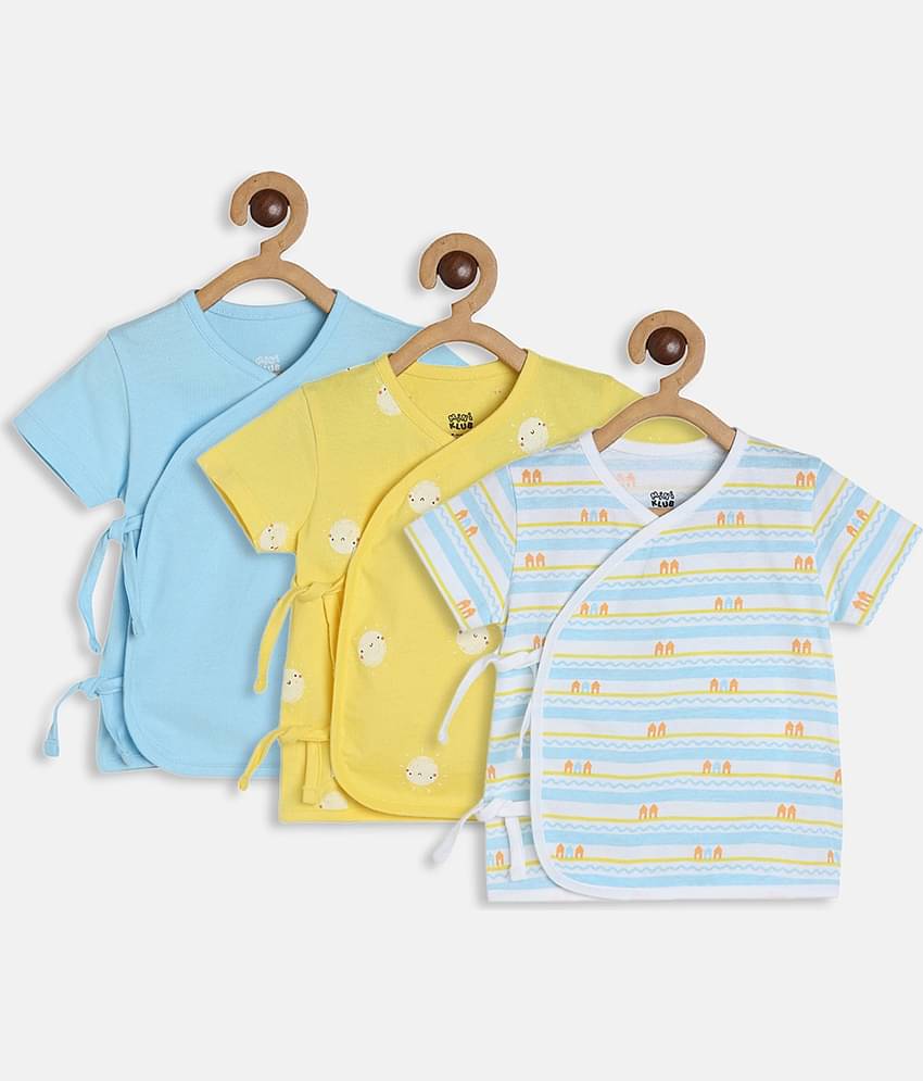 MINI KLUB Pack of 1 Baby Boys Cotton Top ( Multi )