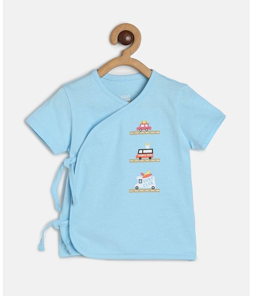 MINI KLUB Pack of 1 Baby Boys Cotton Top ( Multi )
