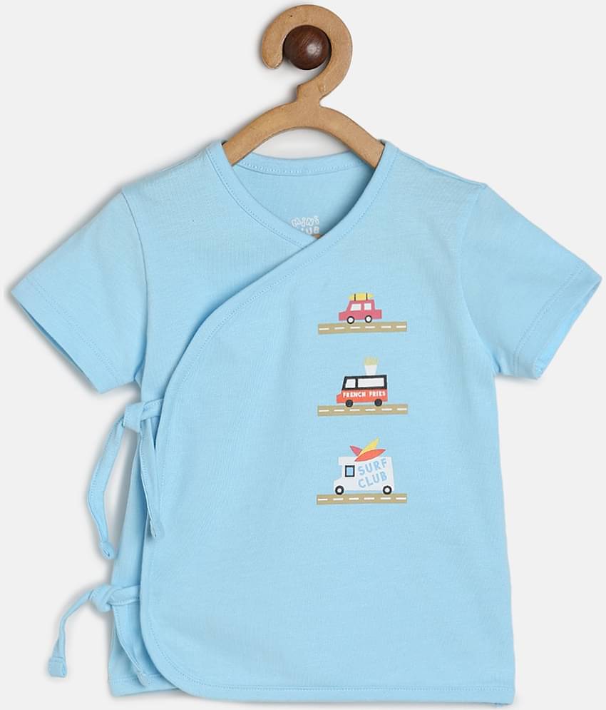 MINI KLUB Pack of 1 Baby Boys Cotton Top ( Multi )