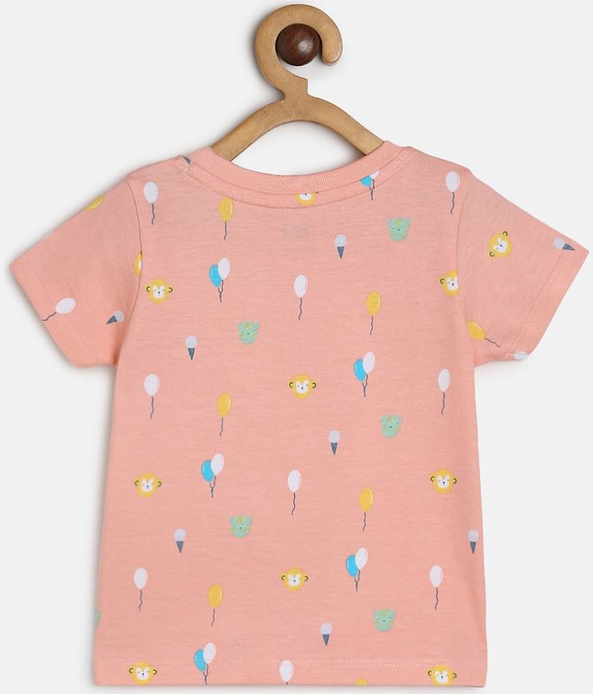 MINI KLUB Pack of 1 Unisex for Baby Cotton T-Shirt ( Multi )