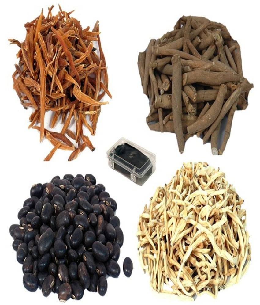     			MYGODGIFT shilajeet 10 gm, (Shatavar,Safed Musli,Ashwagandha,Kaunch Beej)50gm Ec 200 gm Pack of 5