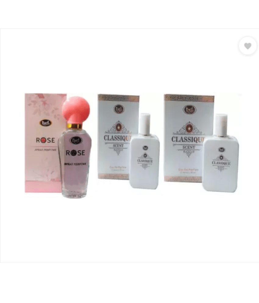     			Monet - 1 ROSE PERFUME & 2 CLASSIQUE PERFUME 50 ML EACH, Eau De Parfum (EDP) For Women,Men 130 ( Pack of 3 )