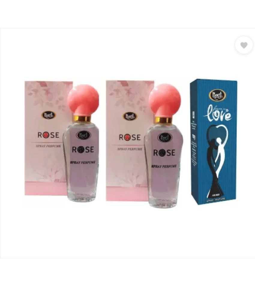     			Monet - 2 ROSE PERFUME &1 LOVE FOREVER PERFUME 30 ML EACH Eau De Parfum (EDP) For Women,Men 90 ( Pack of 3 )