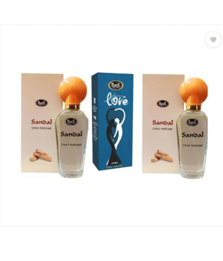     			Monet - 2 SANDAL 30 ML EACH & 1 LOVE FORFVER PERFUME 30 ML Eau De Parfum (EDP) For Women,Men 90 ( Pack of 3 )