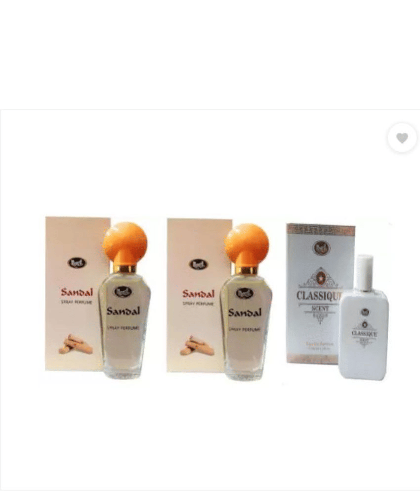     			Monet - 2 SANDAL PERFUME 30 ML & 1 CLSSQUE PERFUME 50 ML Eau De Parfum (EDP) For Women,Men 110 ( Pack of 3 )
