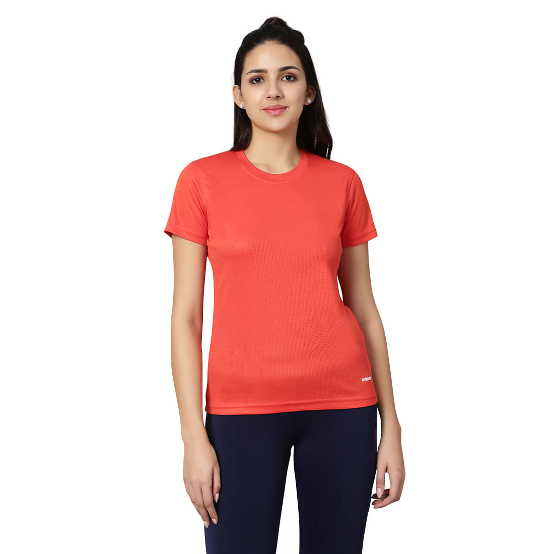     			Omtex Orange Polyester Tees - Single