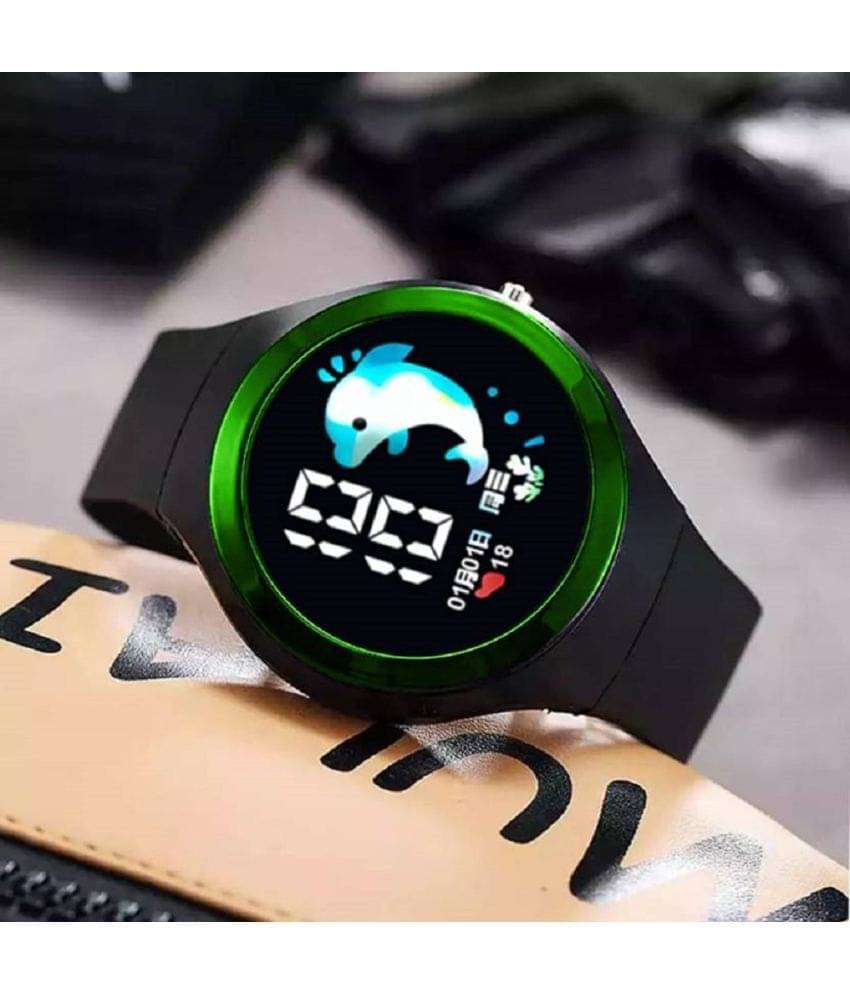 Renaissance Traders - Black Silicon Digital Men's Watch Renaissance Traders - Black Silicon Digital Men's Watch