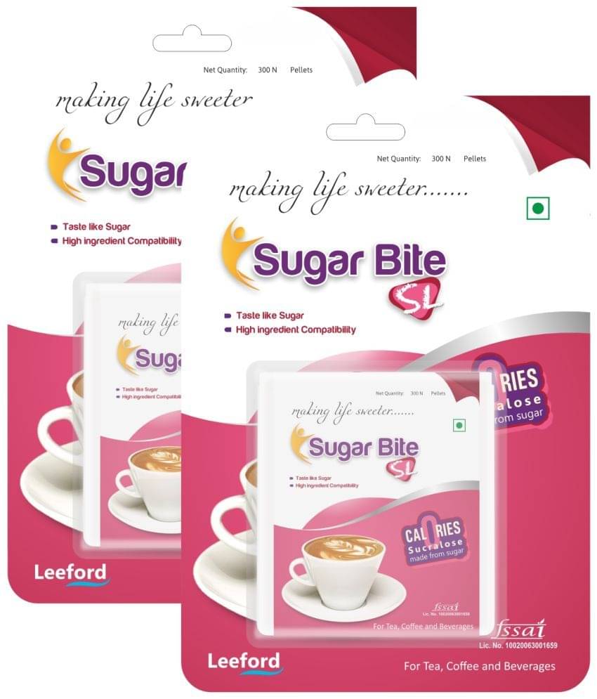 SUGAR BITE Sugar Substitute Tablets - Low-Calorie Sweetener, 40g Each (Pack of 2) SUGAR BITE Sugar Substitute Tablets - Low-Calorie Sweetener, 40g Each (Pack of 2)