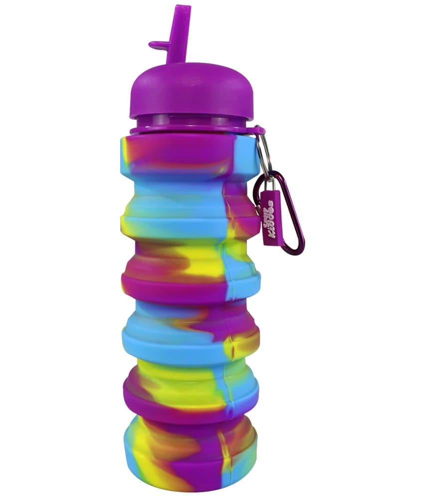 Silicone water Bottle- Purple