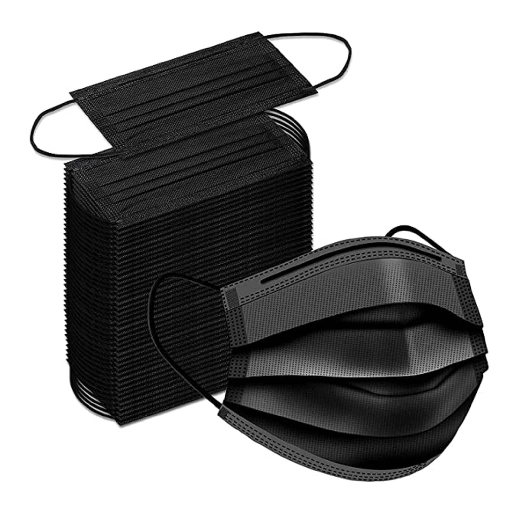 Wellstar - Black 3 Ply Mask ( Pack of 25 )