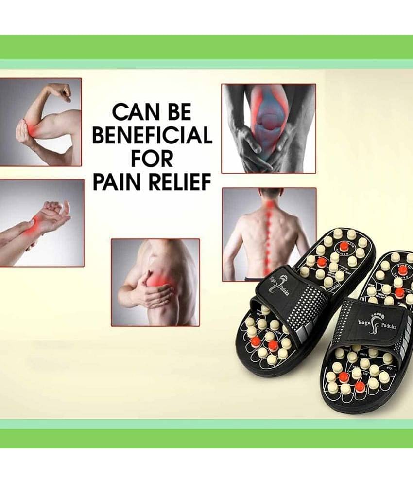 ZURU BUNCH - Black Men's Massage Flip Flop