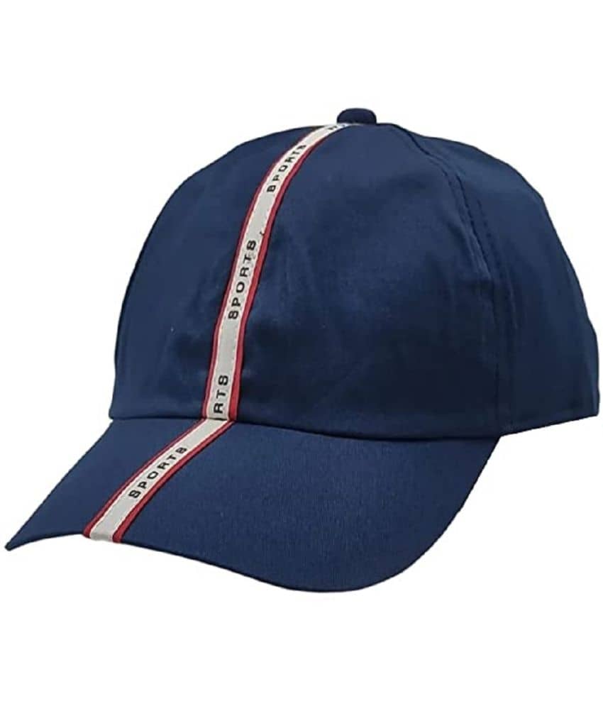 Zacharias Baby Boy & Girl Kids Cotton Cap Sports (c-816_Navy_1-4 Years) (Pack of 1)
