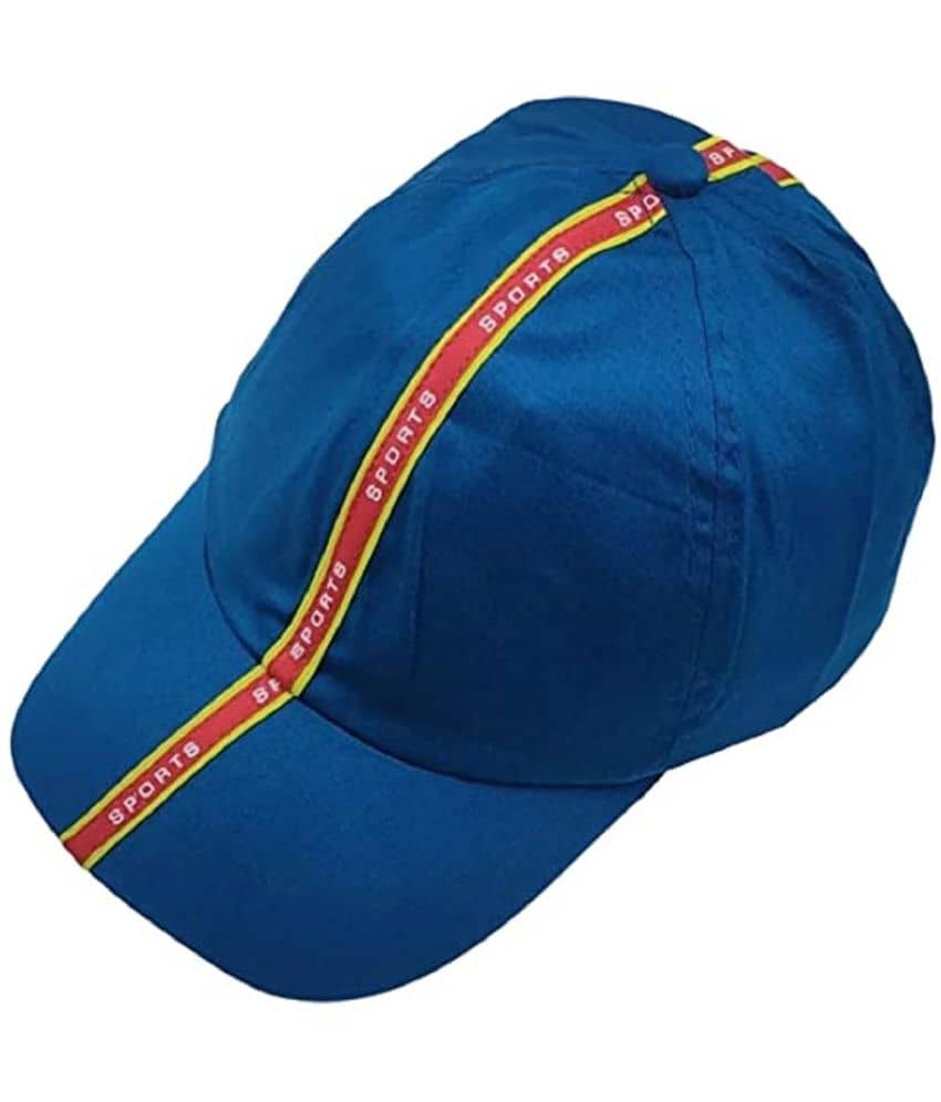 Zacharias Baby Boy & Girl Kids Cotton Cap Sports (c-816_R.Blue_1-4 Years) (Pack of 1) Royal-Blue