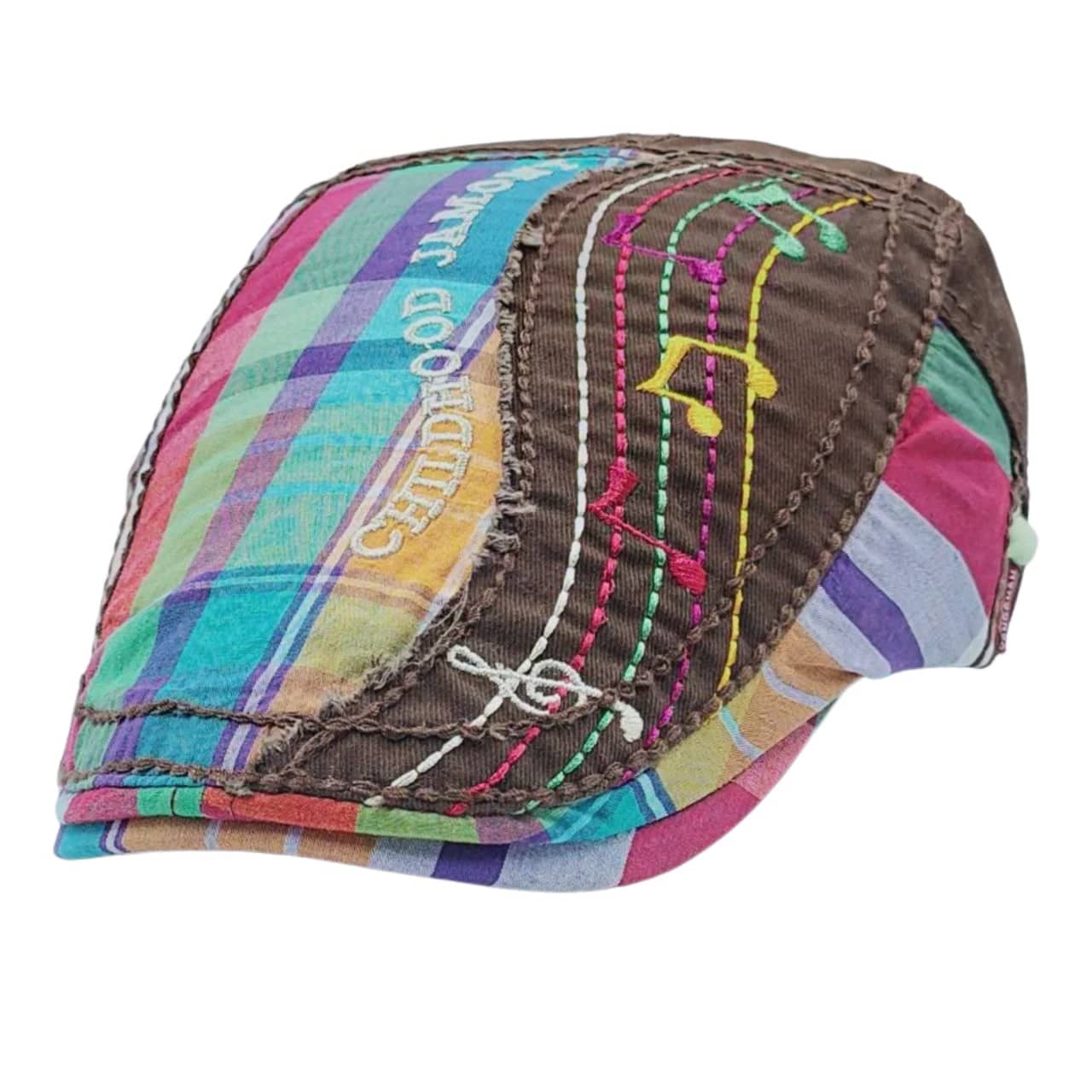 Zacharias Unisex Kids Cotton Beret Golf Cap jk-13 (Brown_1-4 Years) (Pack of 1)
