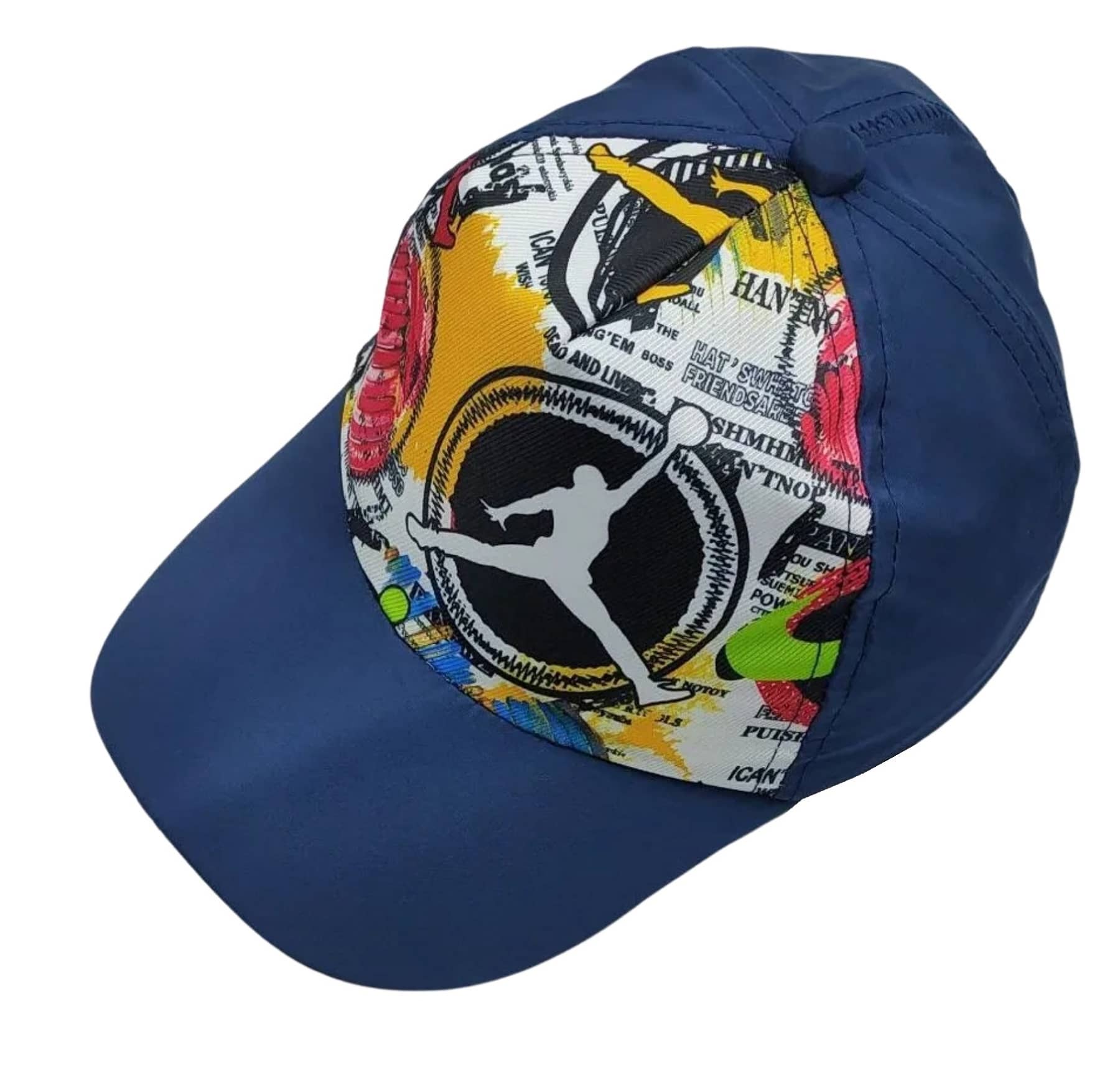 Zacharias Unisex Kids Cotton & Polyester Baby Cap kc-22 (Blue_9-24 Months) (Pack of 1)