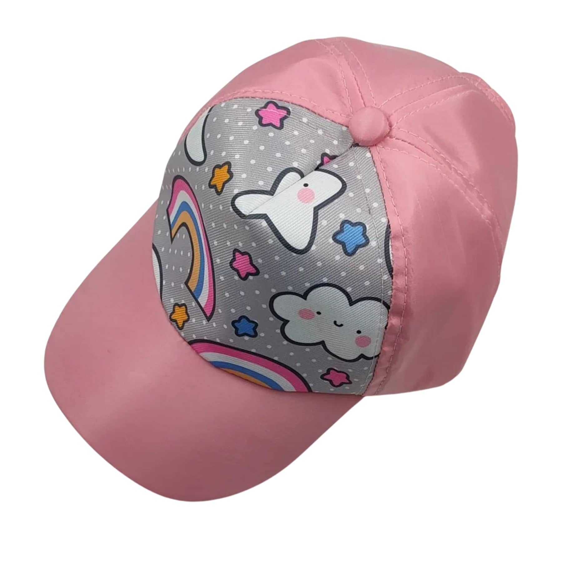 Zacharias Unisex Kids Cotton & Polyester Baby Cap kc-19 (Pink_9-24 Months) (Pack of 1)