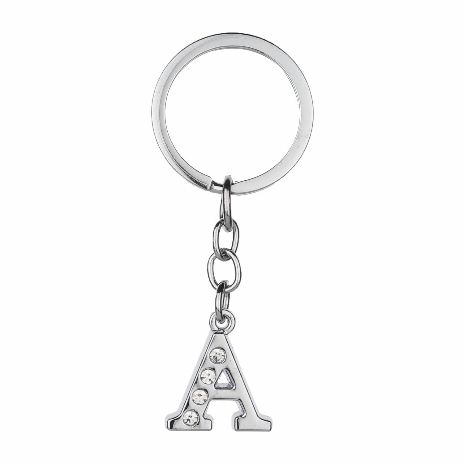 Americ Style - Silver Men's Alphabet Keychain ( Pack of 1 ) - Jewellery Sets | Buy online on ZillyBuy