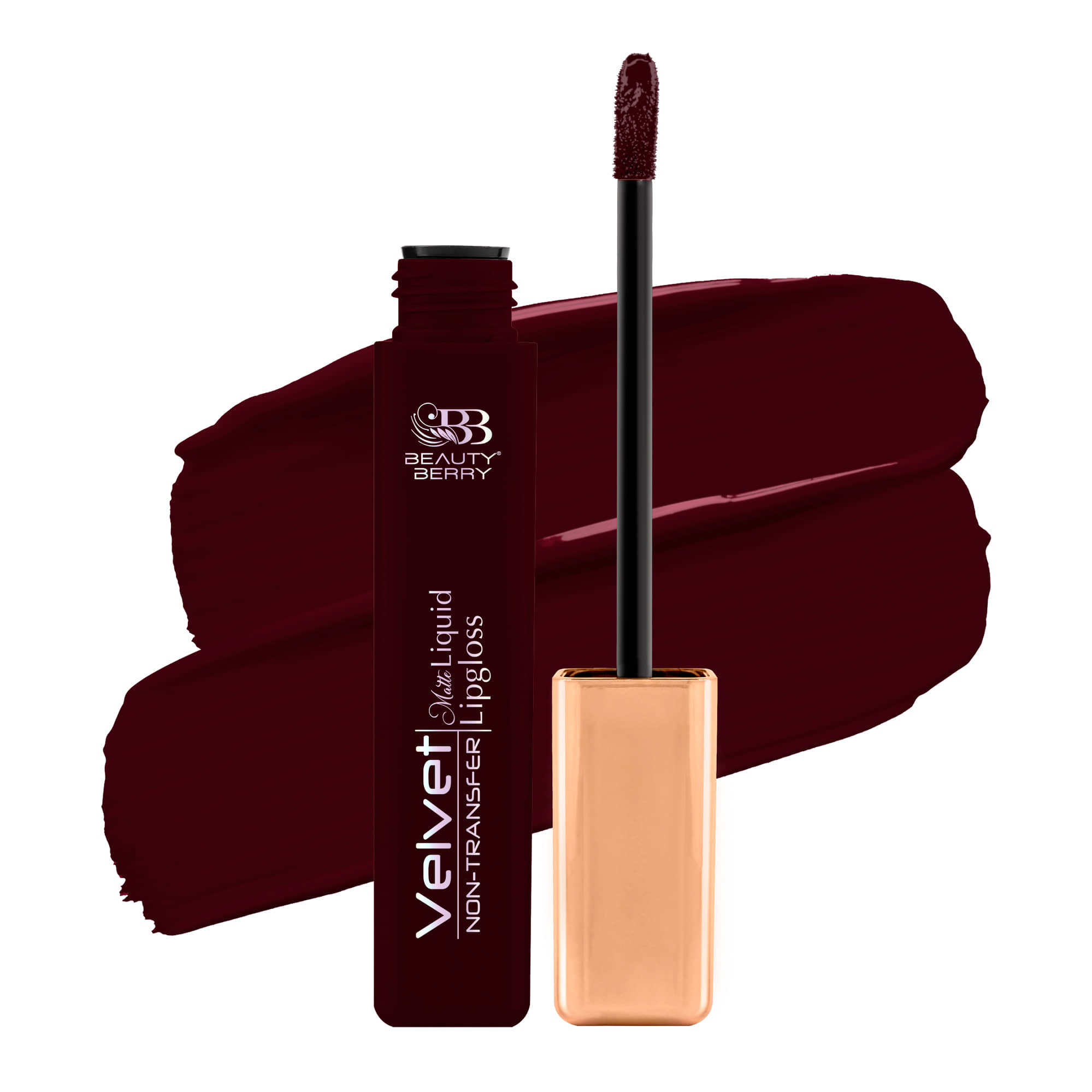 Beauty Berry Velvet Non Transfer Liquid Lipstick for Women 5ml, Brown Nut (Shade -11)
